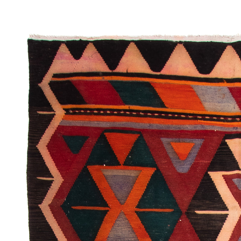 Alfombra de pasillo Alfombra Kelim - Antigua - 325 x 155 cm - multicolor