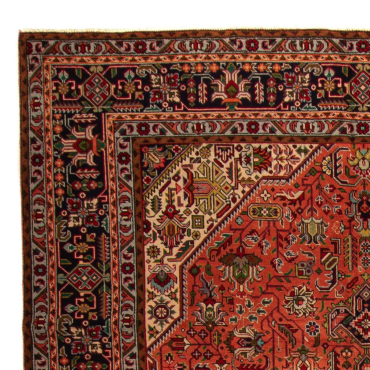 Alfombra persa - Tabriz - 295 x 195 cm - rojo claro