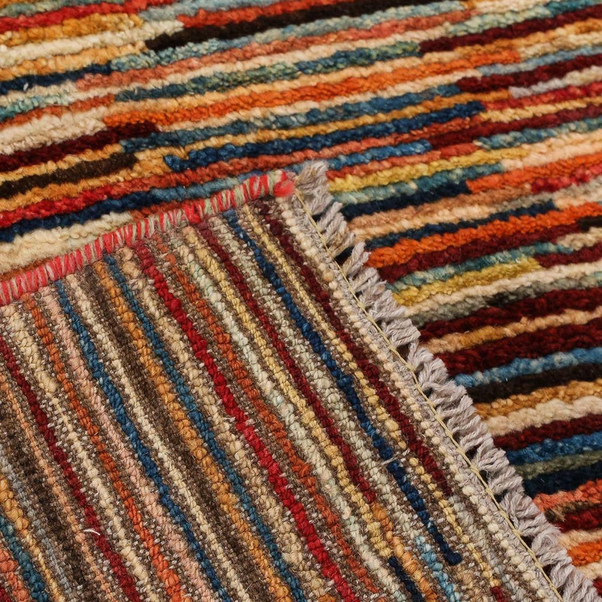 Alfombra Kelim - Splash - 122 x 94 cm - multicolor