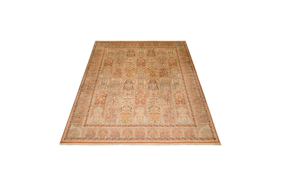 Alfombra de seda - Seda de Cachemira - 308 x 241 cm - multicolor