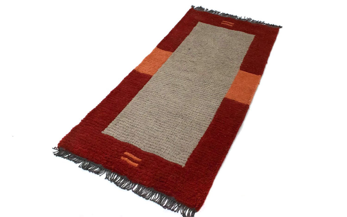 Alfombra de Nepal - 140 x 70 cm - gris