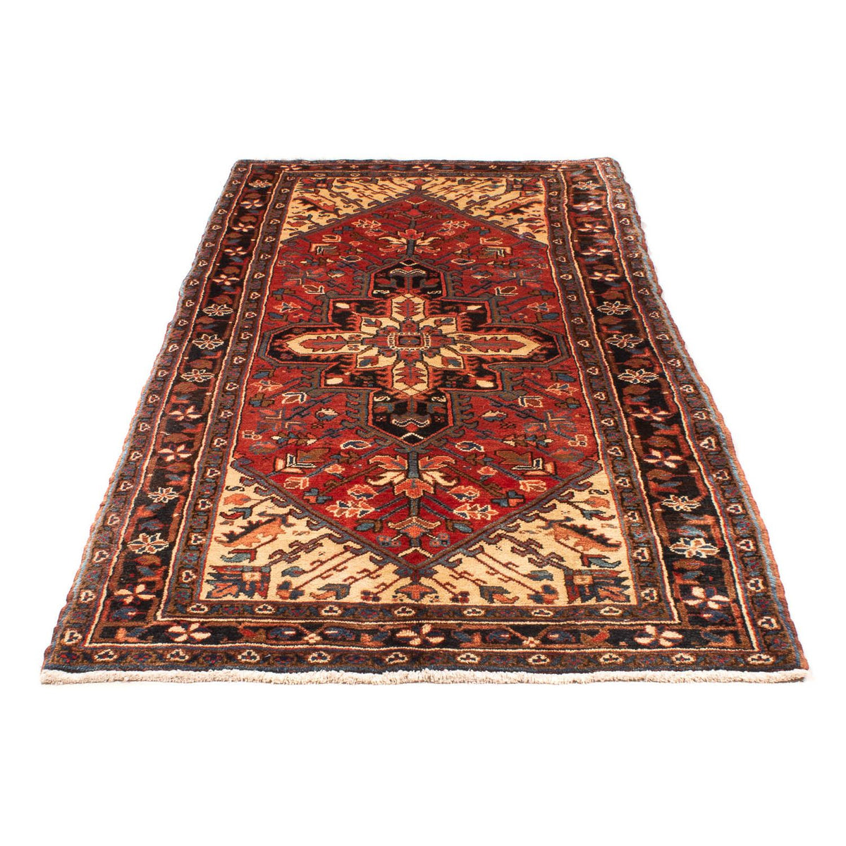 Alfombra de pasillo Alfombra persa - Nómada - 258 x 112 cm - rojo