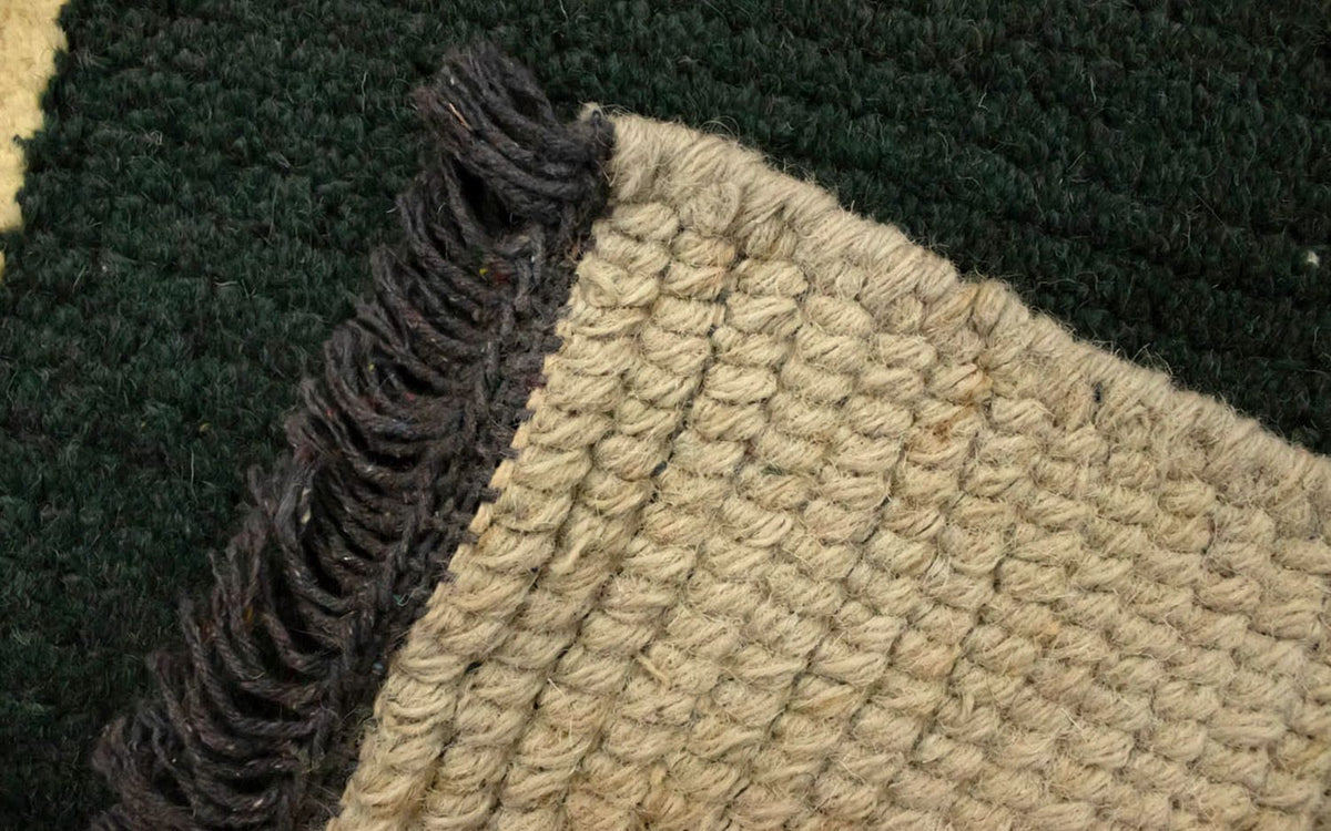 Alfombra de Nepal - 140 x 70 cm - verde