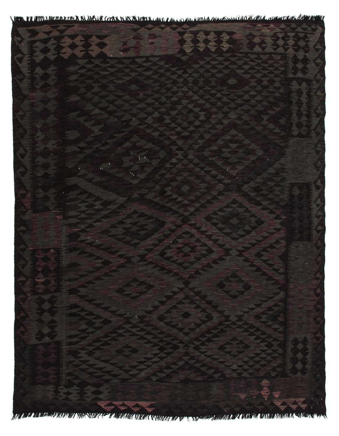 Alfombra Kelim - Splash - 212 x 162 cm - multicolor