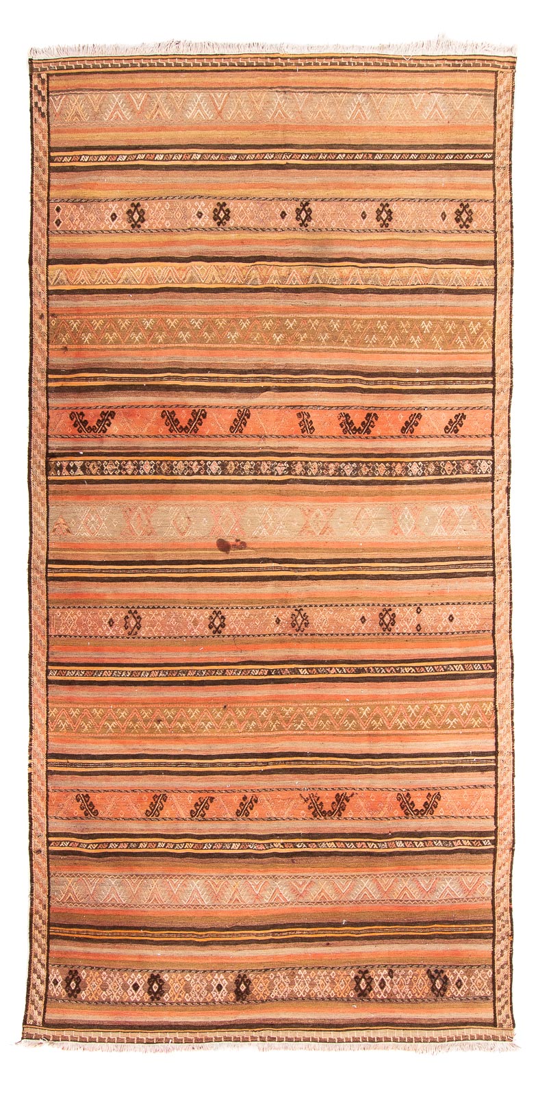 Alfombra Kelim - Antigua - 297 x 157 cm - multicolor