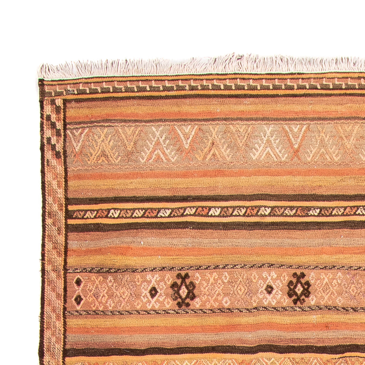 Alfombra Kelim - Antigua - 297 x 157 cm - multicolor