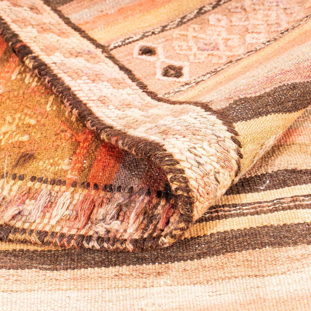 Alfombra Kelim - Antigua - 297 x 157 cm - multicolor