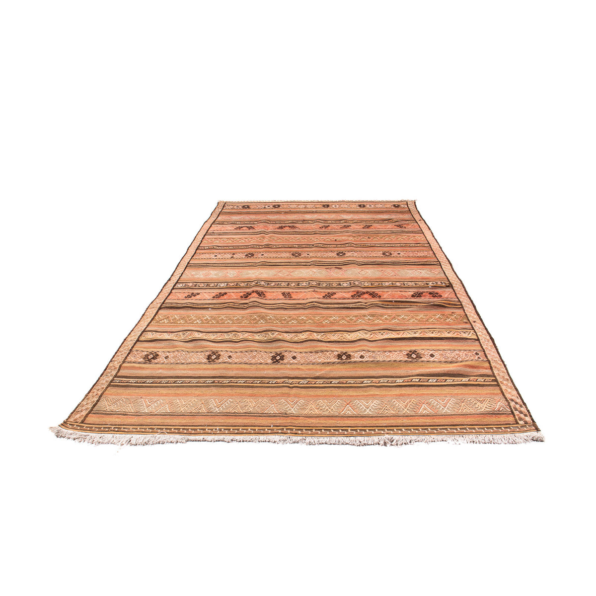 Alfombra Kelim - Antigua - 297 x 157 cm - multicolor
