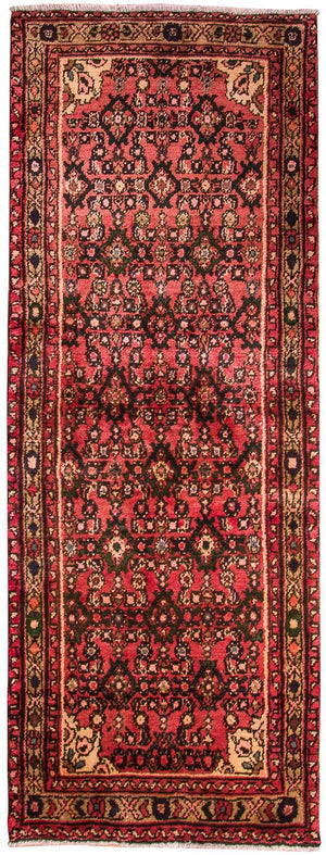 Alfombra de pasillo Alfombra persa - Nómada - 189 x 70 cm - rojo
