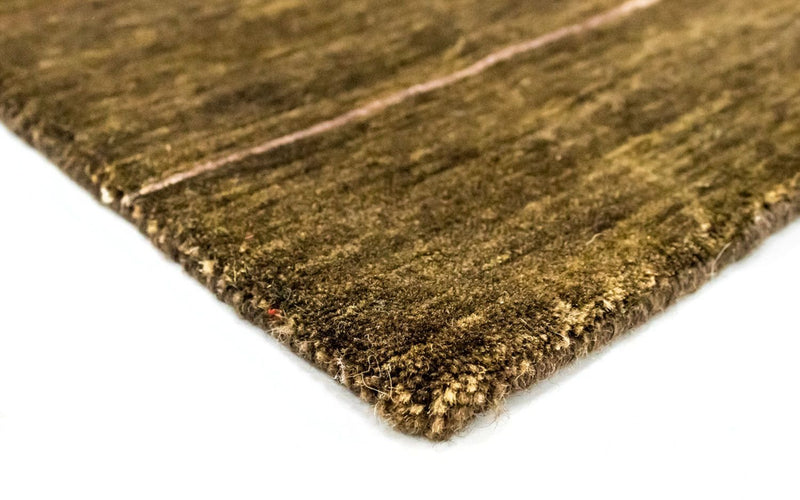 Alfombra de lana - 220 x 160 cm - marrón