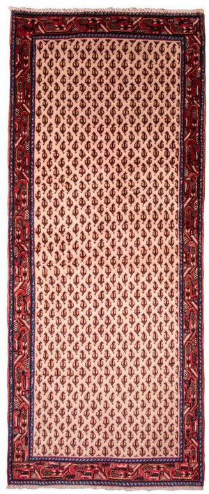 Alfombra de pasillo Alfombra persa - Mir - 183 x 73 cm - beige