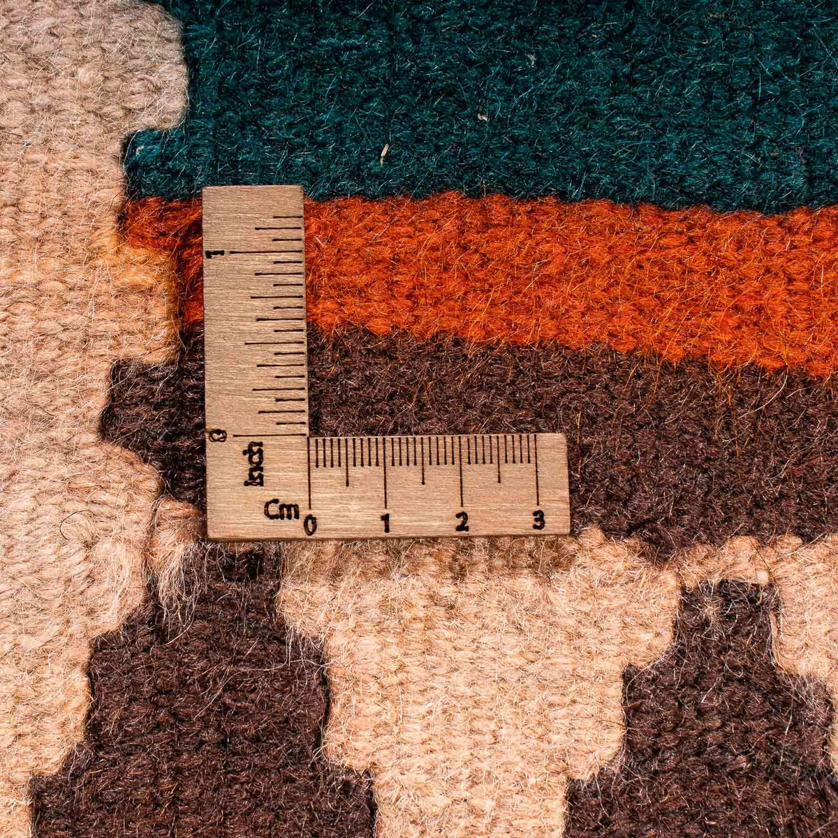 Alfombra de pasillo Alfombra Kelim - Antigua - 370 x 145 cm - multicolor