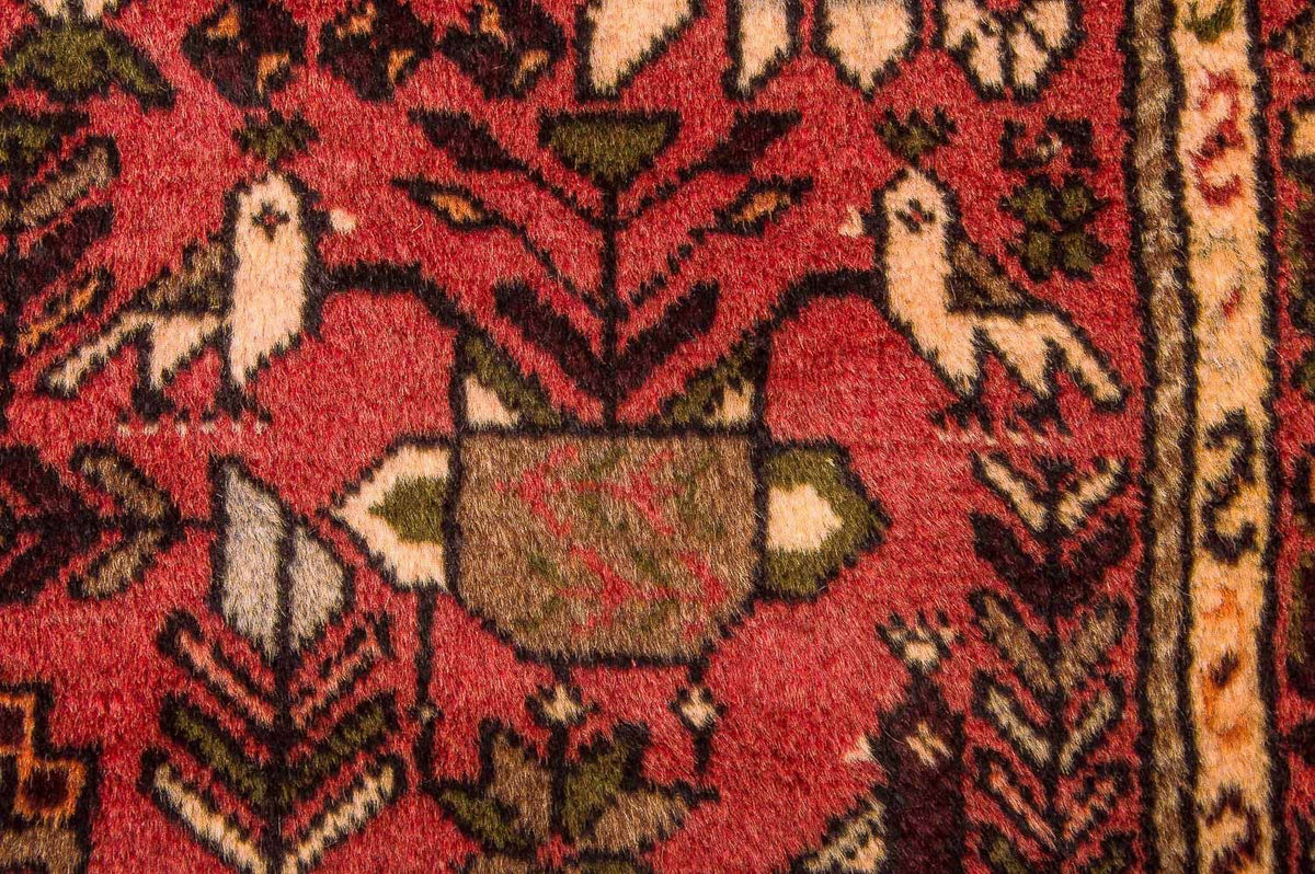 Alfombra de pasillo Alfombra persa - Nómada - 200 x 83 cm - rojo