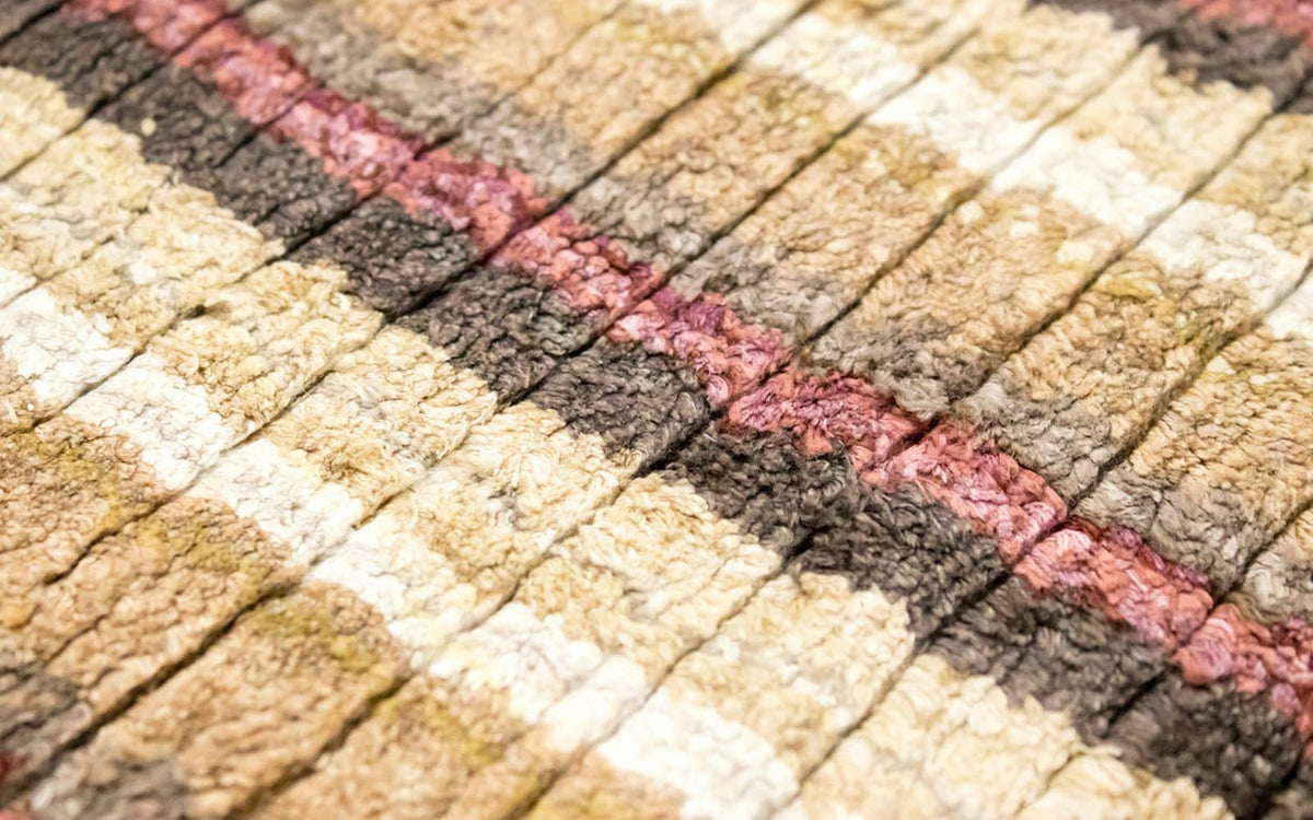 Alfombra de viscosa - 270 x 198 cm - multicolor