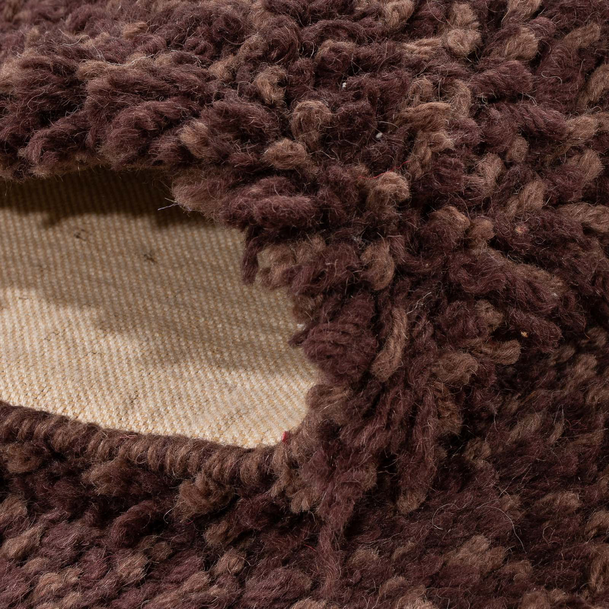 Alfombra de pasillo Alfombra de pelo largo - 201 x 69 cm - marrón