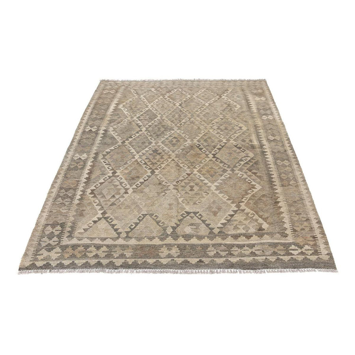 Alfombra Kelim - Splash - 196 x 162 cm - multicolor
