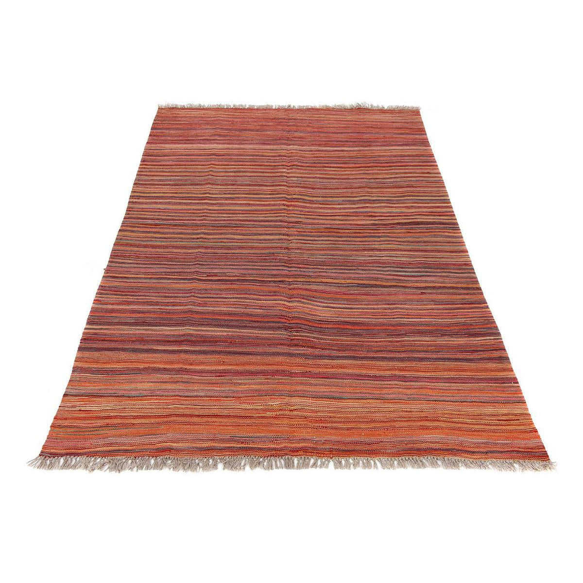 Alfombra Kelim - Splash - 198 x 140 cm - multicolor