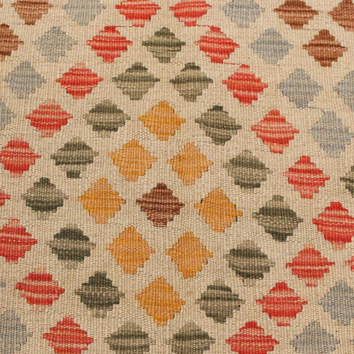 Alfombra de pasillo Alfombra Kelim - Splash - 198 x 97 cm - multicolor