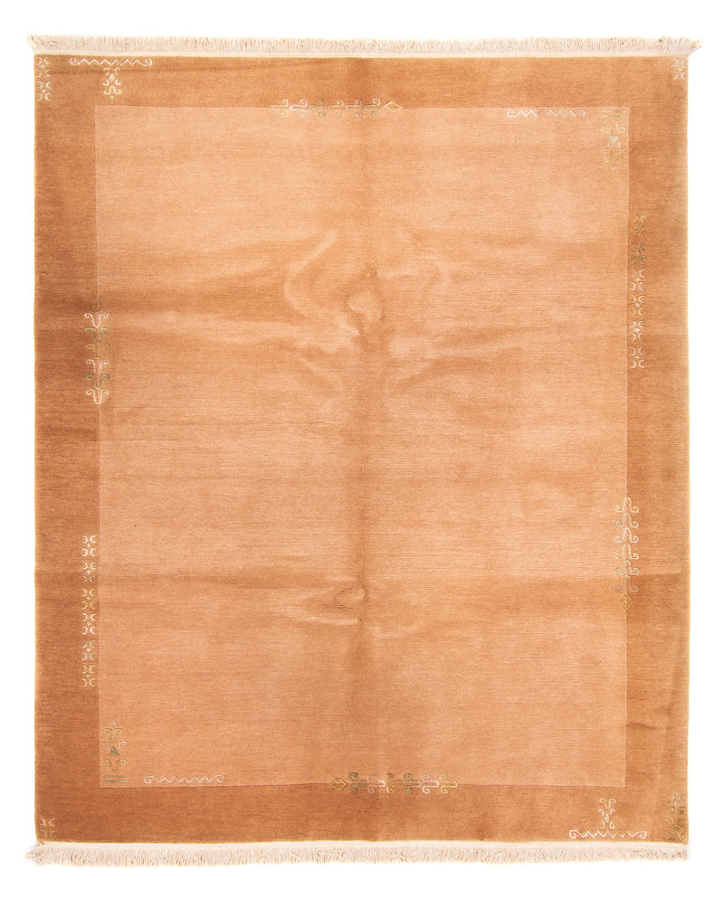 Alfombra de Nepal - 250 x 200 cm - salmón