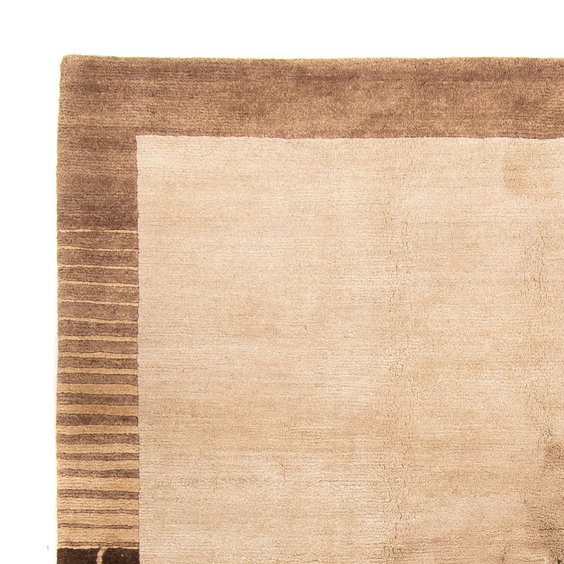 Alfombra de Nepal - Real cuadrado  - 204 x 198 cm - beige