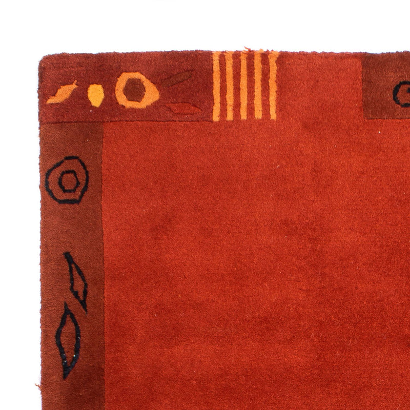 Alfombra de Nepal - 180 x 120 cm - rojo