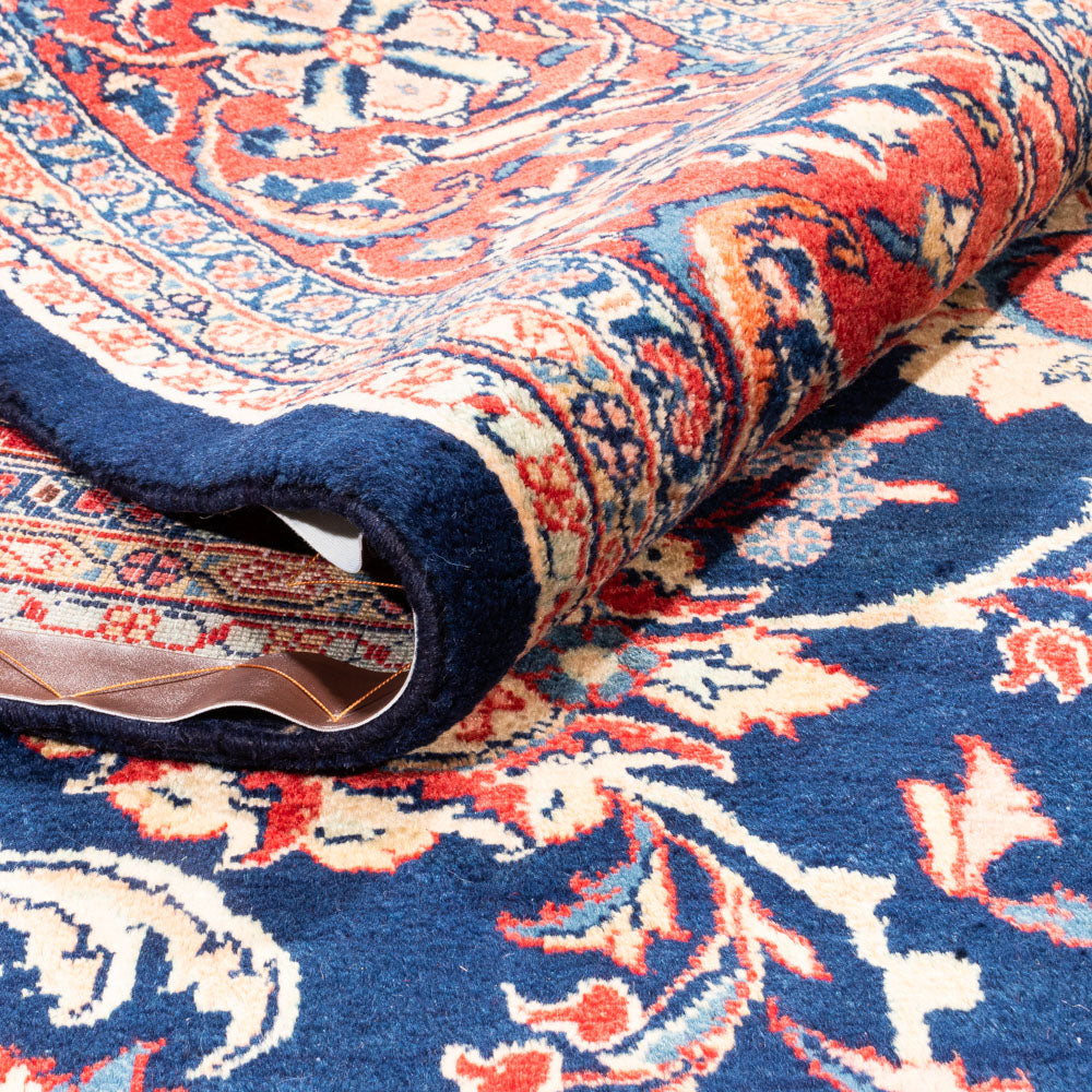 Alfombra persa - Clásica - 382 x 273 cm - azul oscuro