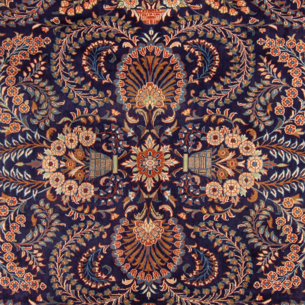Alfombra persa - Clásica - 345 x 243 cm - azul oscuro