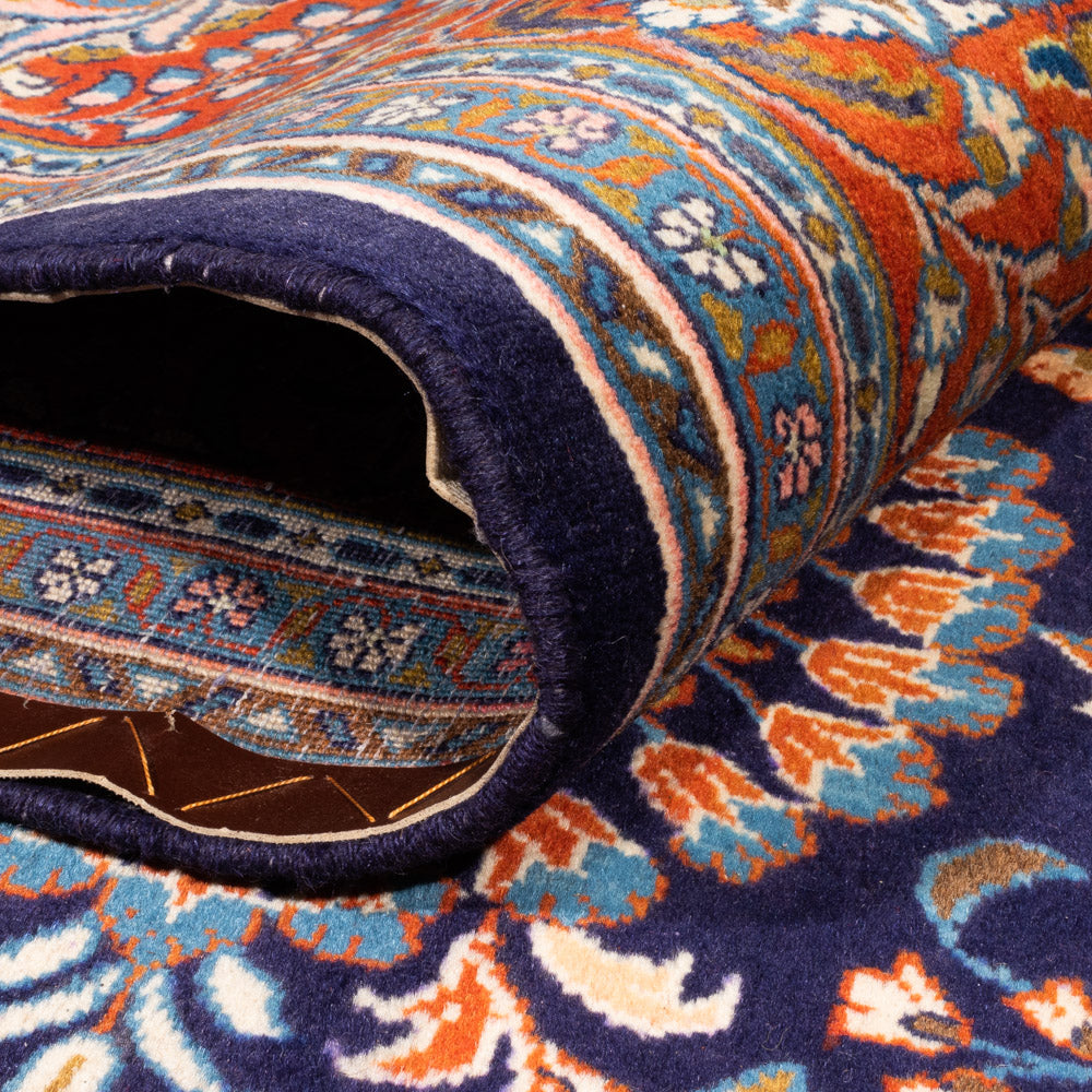 Alfombra persa - Clásica - 345 x 243 cm - azul oscuro