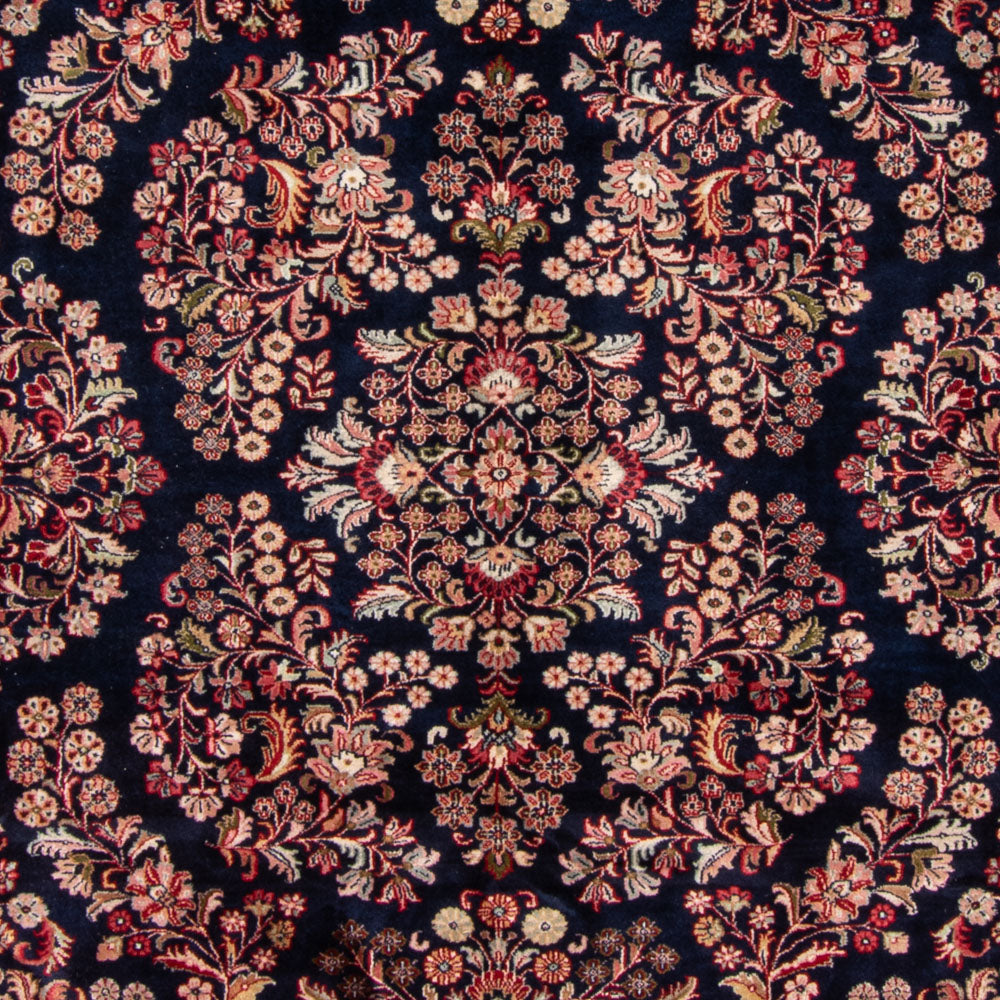 Alfombra oriental - Indus - 350 x 260 cm - azul oscuro