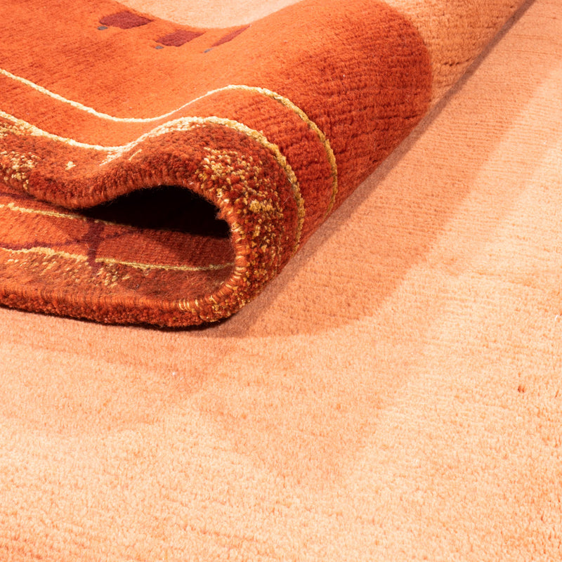 Alfombra de Nepal - Real - 396 x 301 cm - terracota