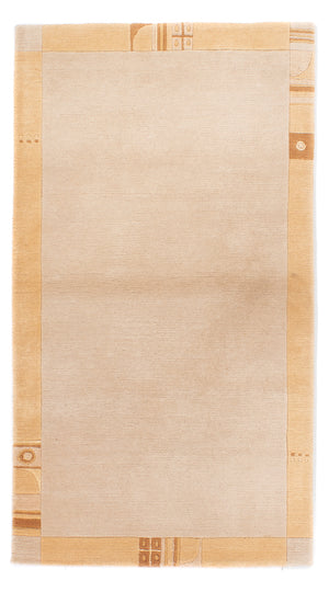 Alfombra de Nepal - Real - 153 x 82 cm - beige