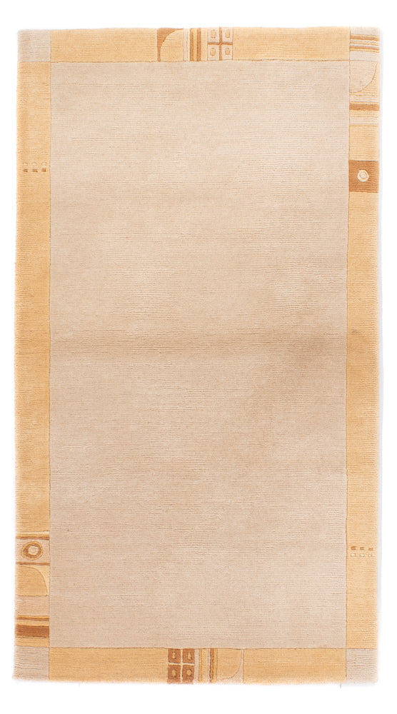 Alfombra de Nepal - Real - 153 x 82 cm - beige