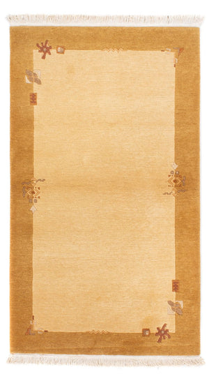 Alfombra de Nepal - Real - 160 x 93 cm - beige