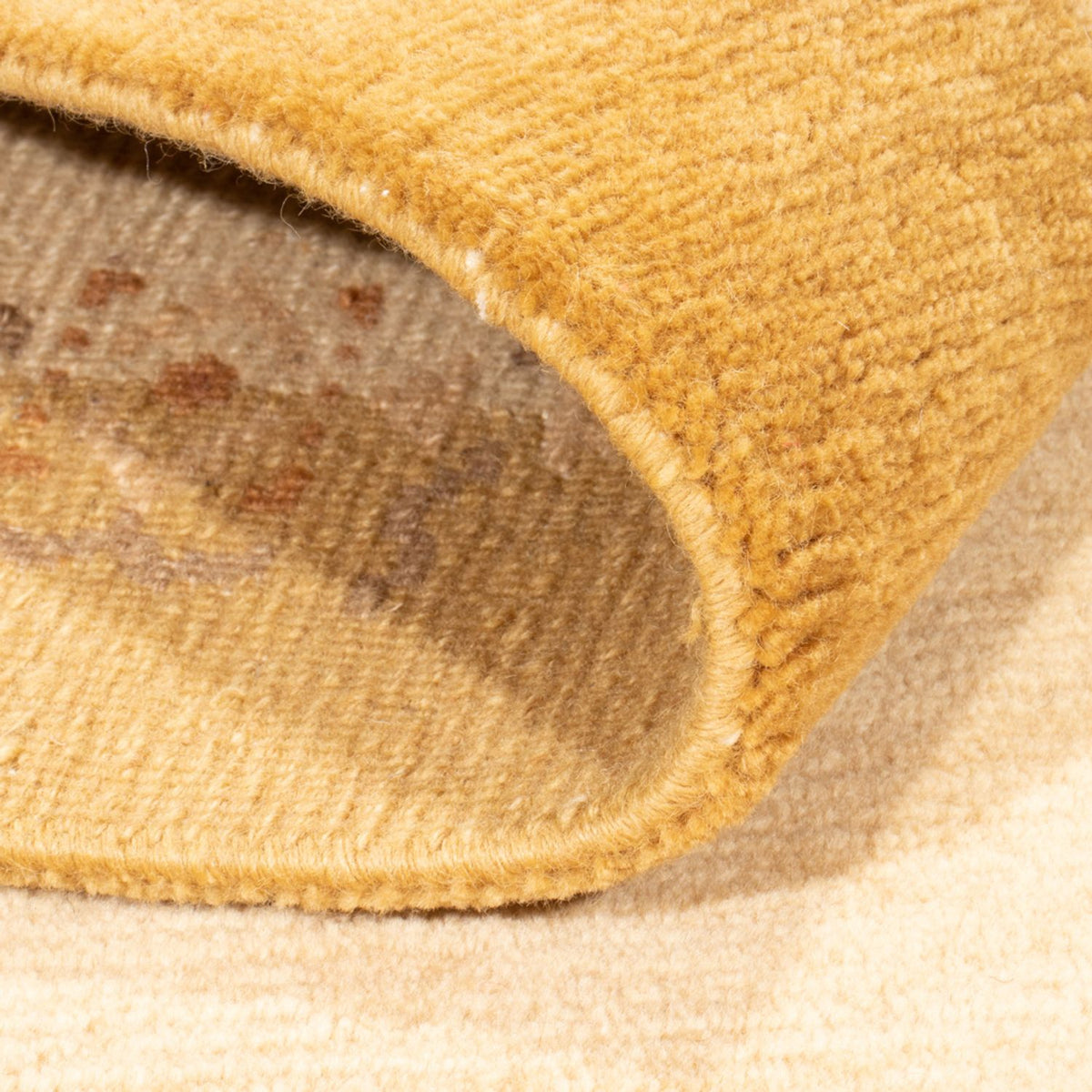 Alfombra de Nepal - Real - 160 x 93 cm - beige