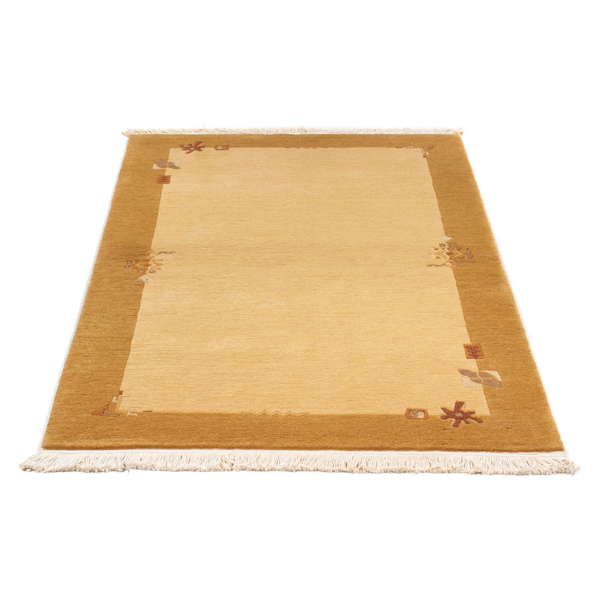 Alfombra de Nepal - Real - 160 x 93 cm - beige