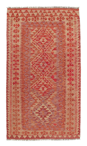 Alfombra de pasillo Alfombra Kelim - Splash - 185 x 101 cm - multicolor