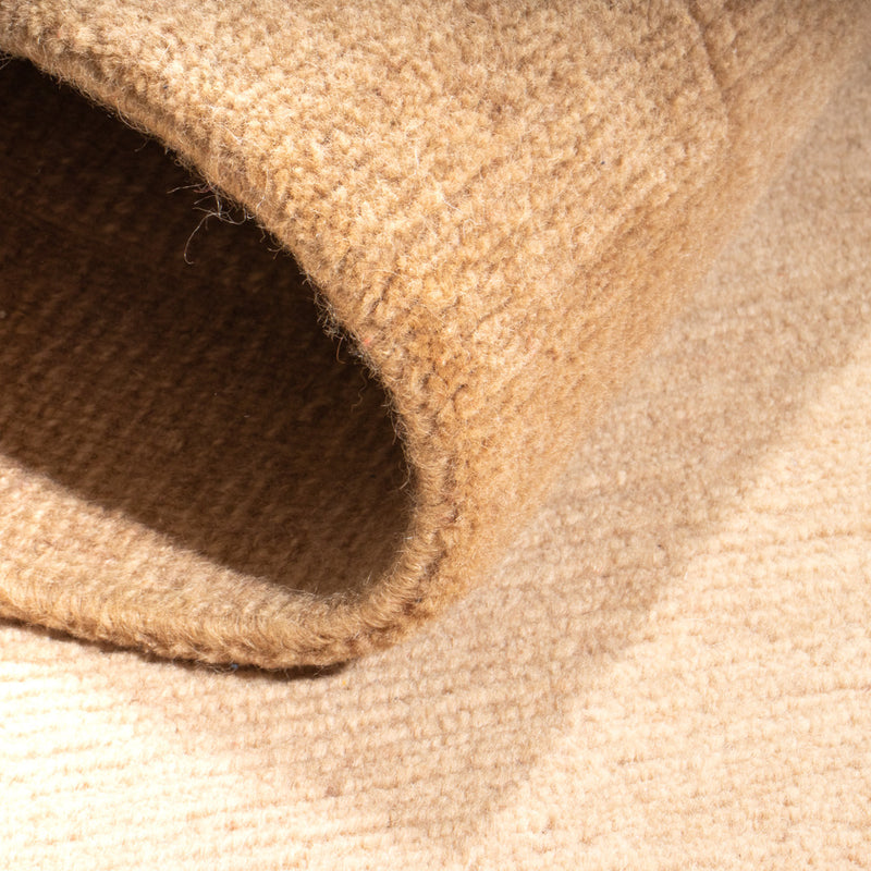 Alfombra de Nepal - Real - 141 x 73 cm - marrón claro