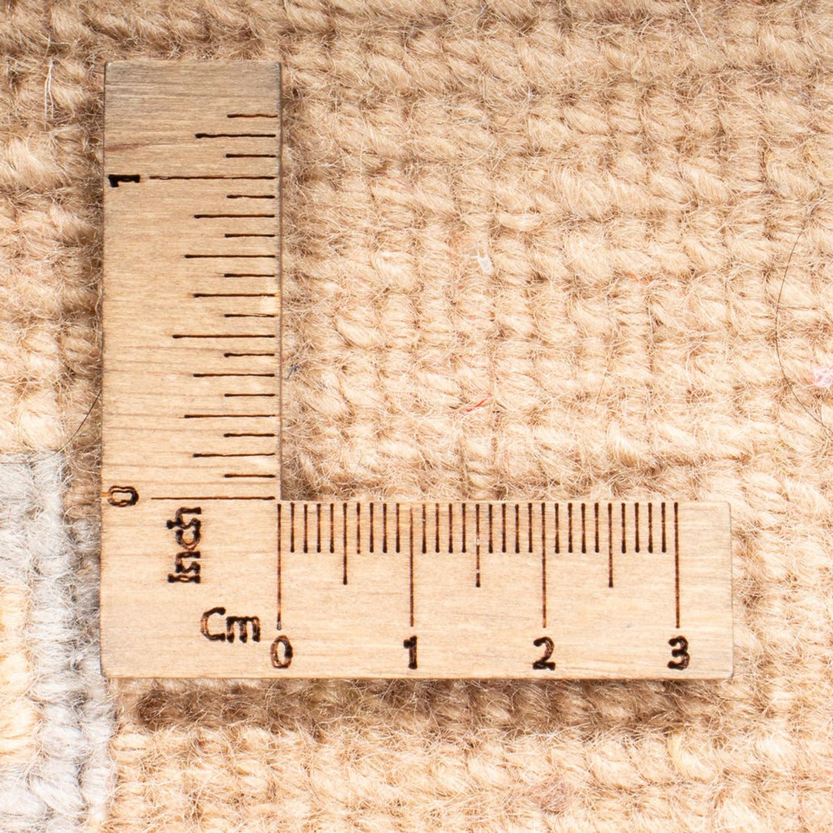 Alfombra de Nepal - Real - 141 x 73 cm - marrón claro