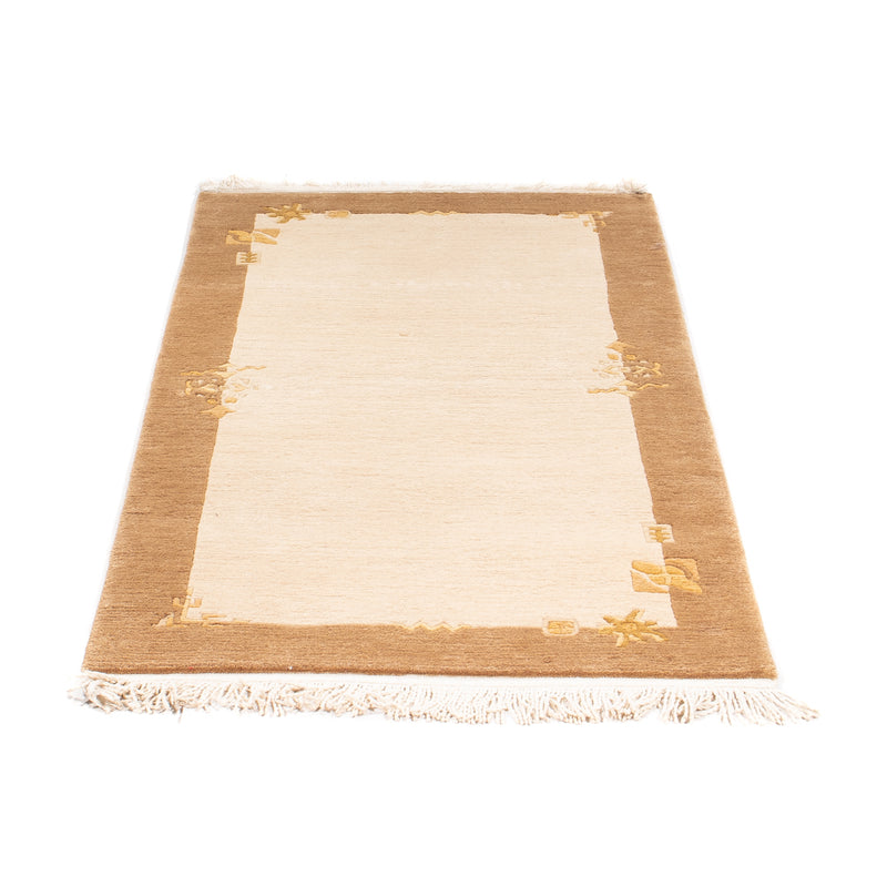 Alfombra de Nepal - Real - 143 x 73 cm - beige