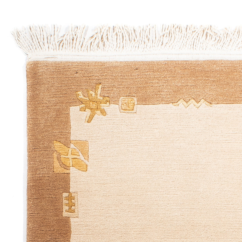 Alfombra de Nepal - Real - 144 x 71 cm - beige