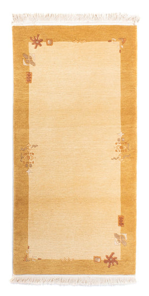 Alfombra de Nepal - Real - 143 x 72 cm - beige