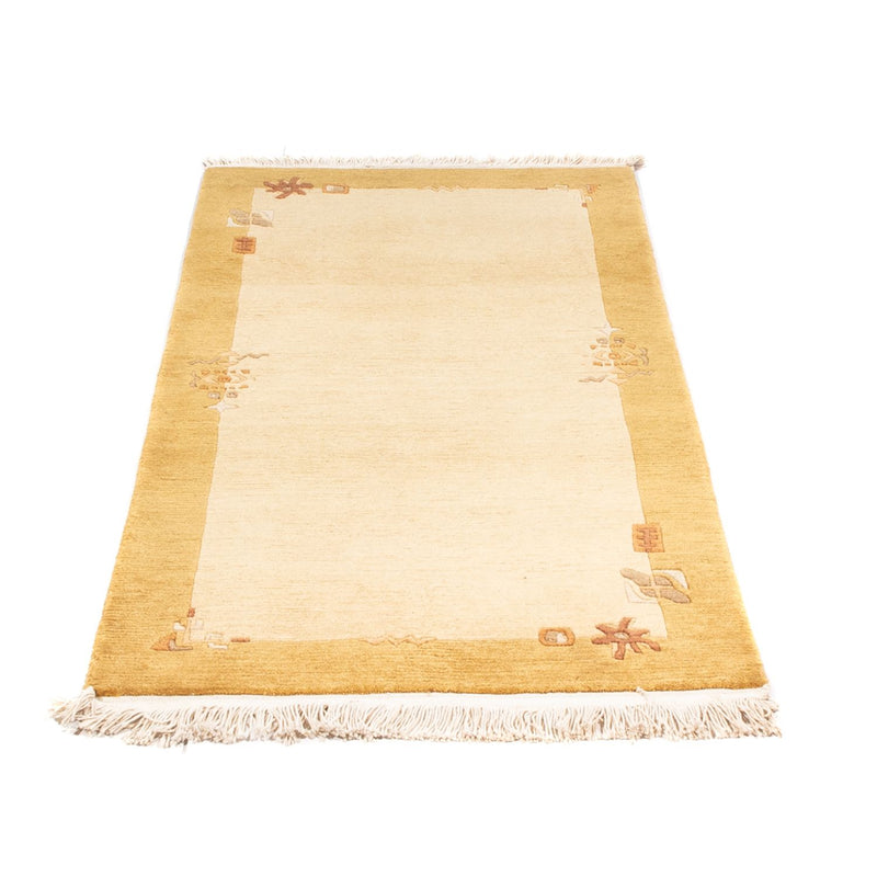 Alfombra de Nepal - Real - 143 x 72 cm - beige