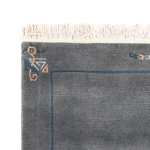 Alfombra de pasillo Alfombra de Nepal - 343 x 73 cm - azul