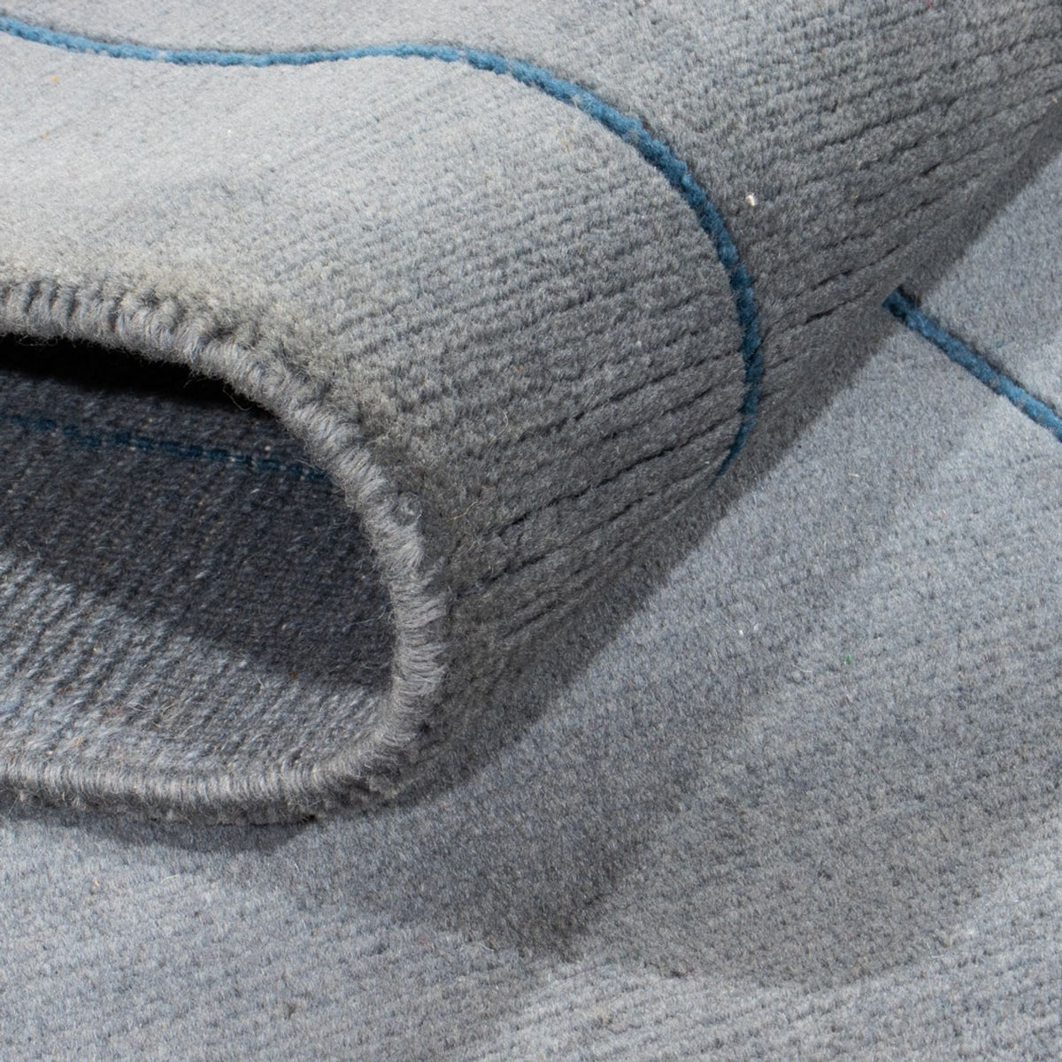 Alfombra de pasillo Alfombra de Nepal - 330 x 71 cm - azul