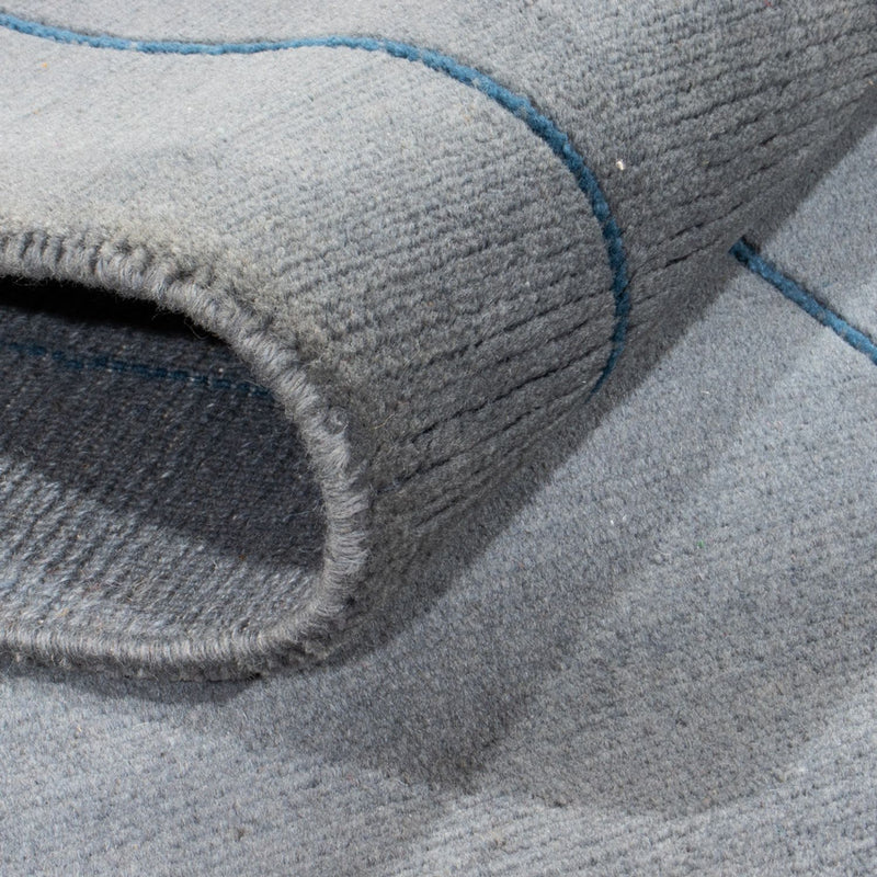 Alfombra de pasillo Alfombra de Nepal - 330 x 71 cm - azul