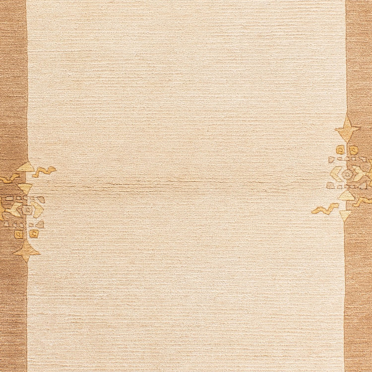 Alfombra de Nepal - Real - 137 x 71 cm - beige