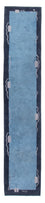 Alfombra de pasillo Alfombra de Nepal - 337 x 73 cm - azul