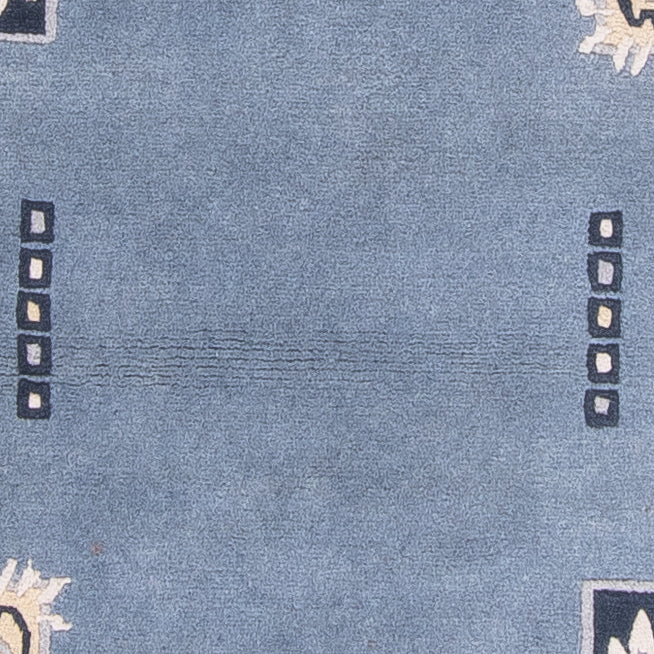 Alfombra de pasillo Alfombra de Nepal - 332 x 70 cm - azul