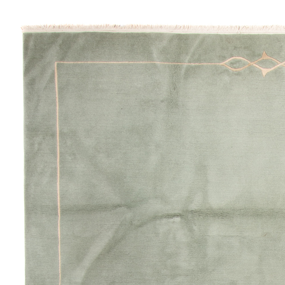 Alfombra de Nepal - Real - 349 x 249 cm - verde oliva