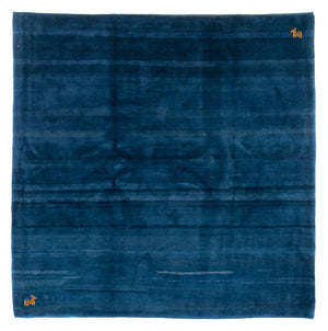 Alfombra Gabbeh - Indus cuadrado  - 255 x 250 cm - azul